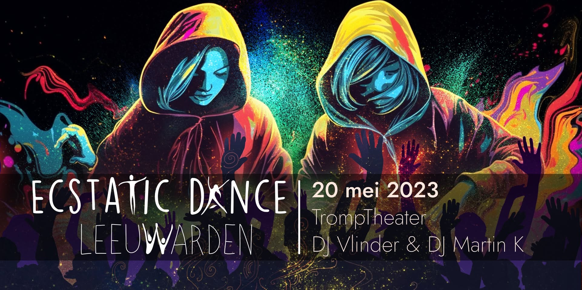 Ecstatic Dance Leeuwarden 20 mei DJ Vlinder & DJ Martin K(UITVERKOCHT)