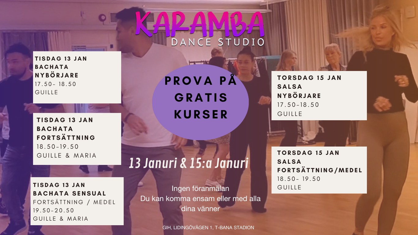 ⭐GRATIS prova på⭐ Öppethus på KarambaDS. Ingen föranmälan✅