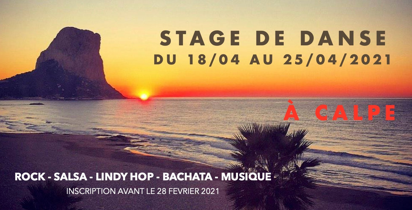 Stage Rock Salsa Lindy Hop Bachata Musique à Calpe