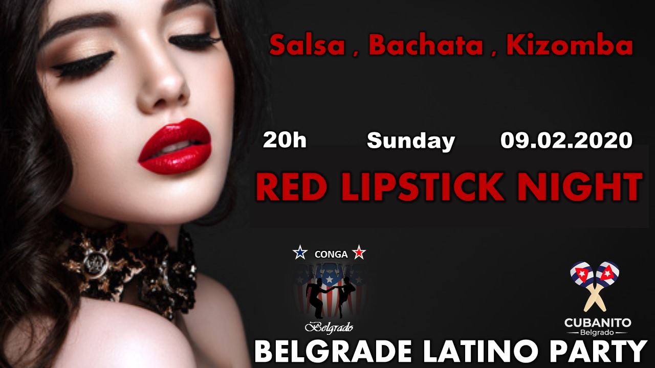 RED Lipstic NIGHT - LATIN MUSIC 09.02.2020