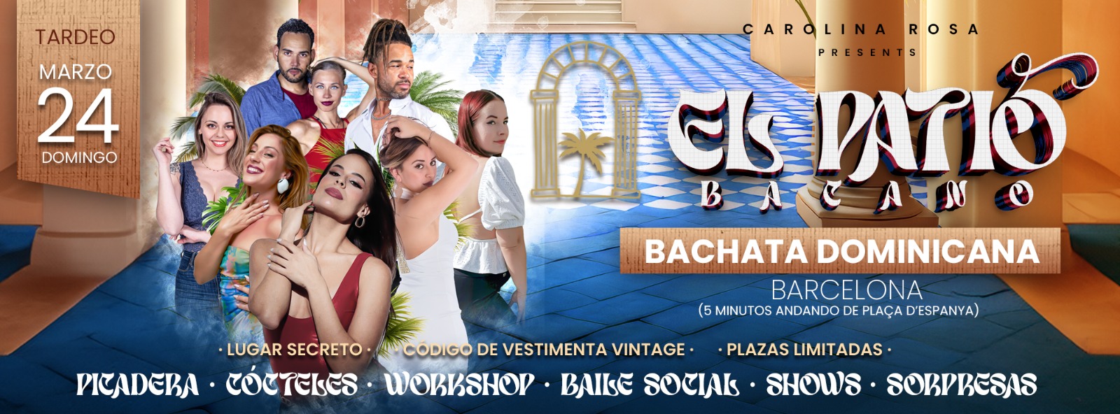 PATIO BACANO Bachata Dominicana Social en Barcelona