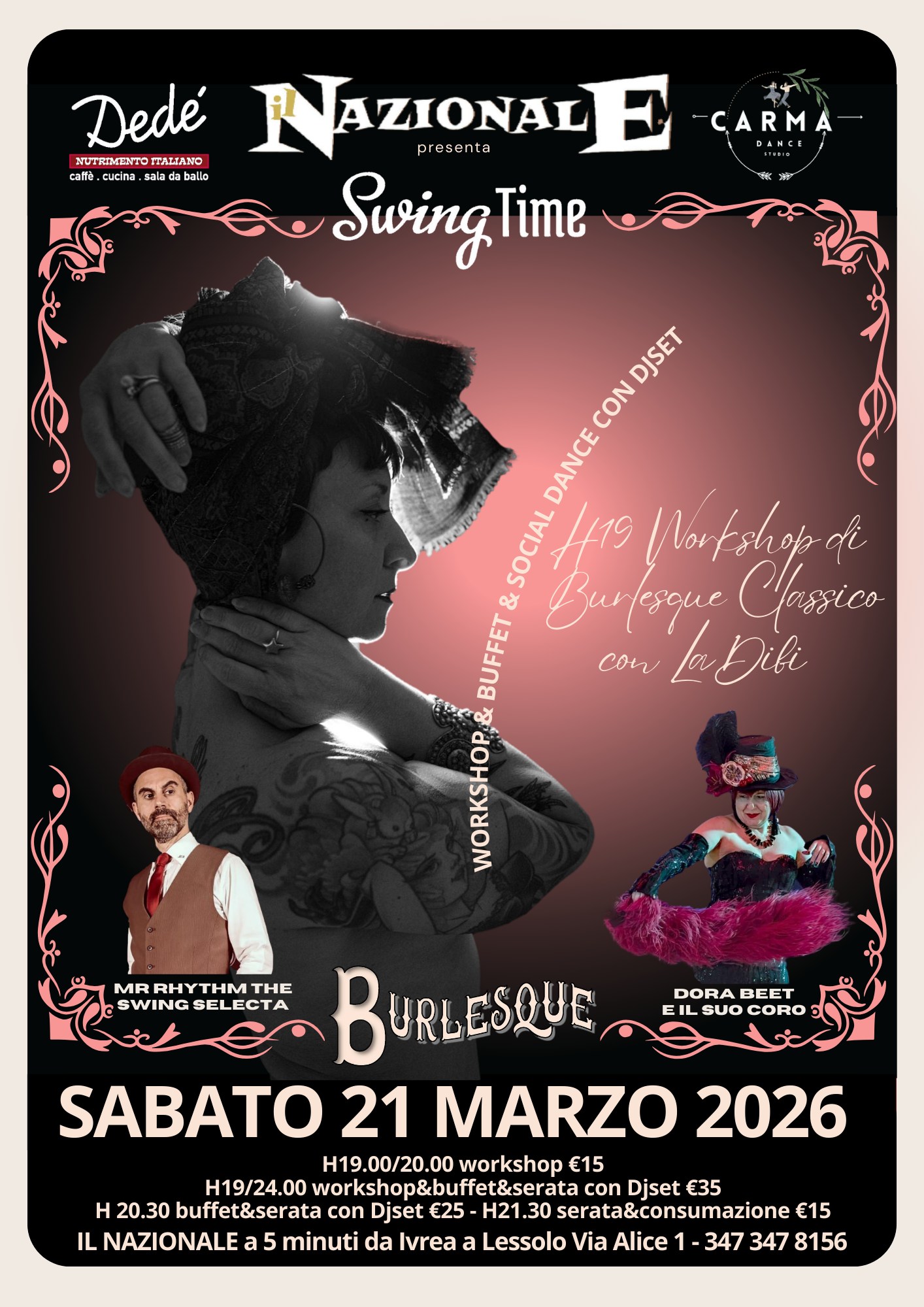 #Swing Time al Nazionale dal 2012 π a marzo con LaDibi π