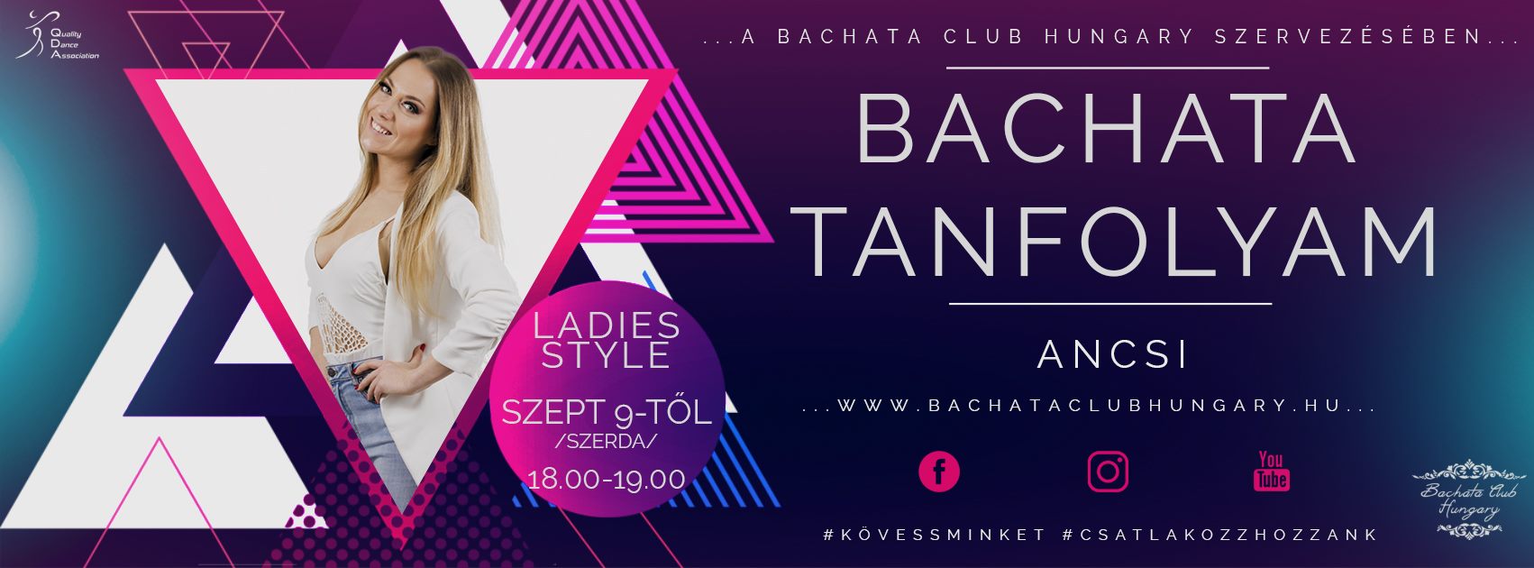 Bachata Ladies Style Tanfolyam szeptembertől Ancsival