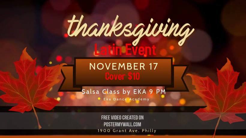 ThanksGiving Latin Event