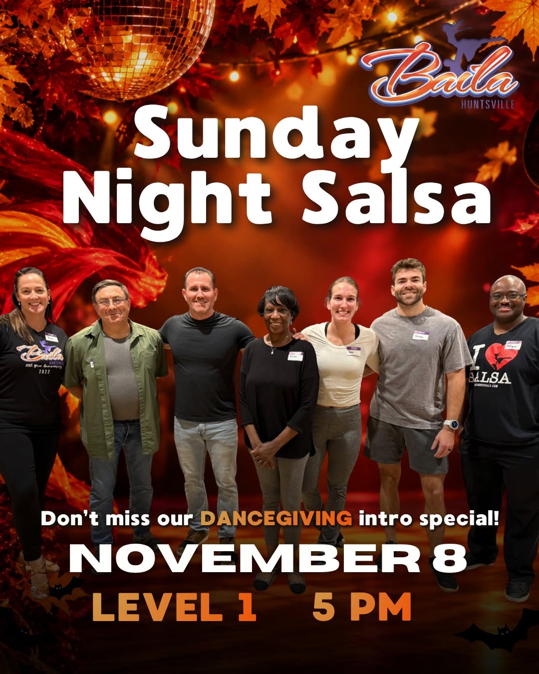 Sunday Night Salsa! Dancegiving Season! 🔥💃