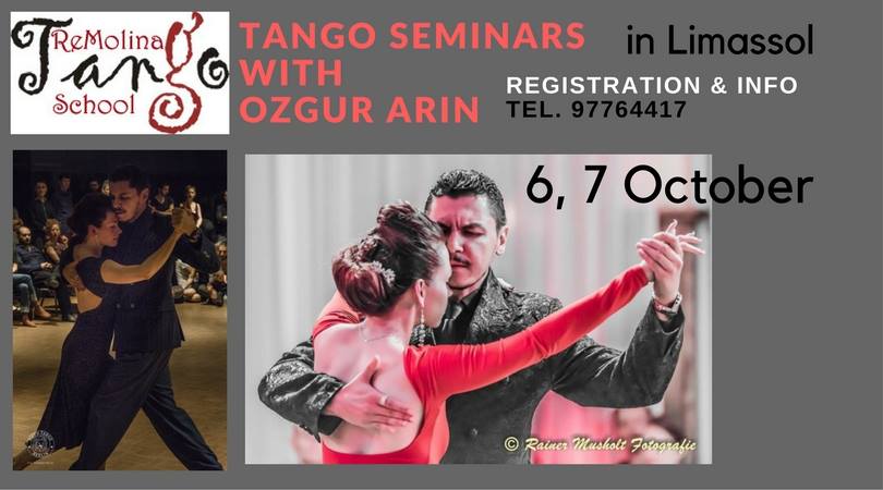 Tango Seminars with Ozgur in ReMolina Tango school, Limassol