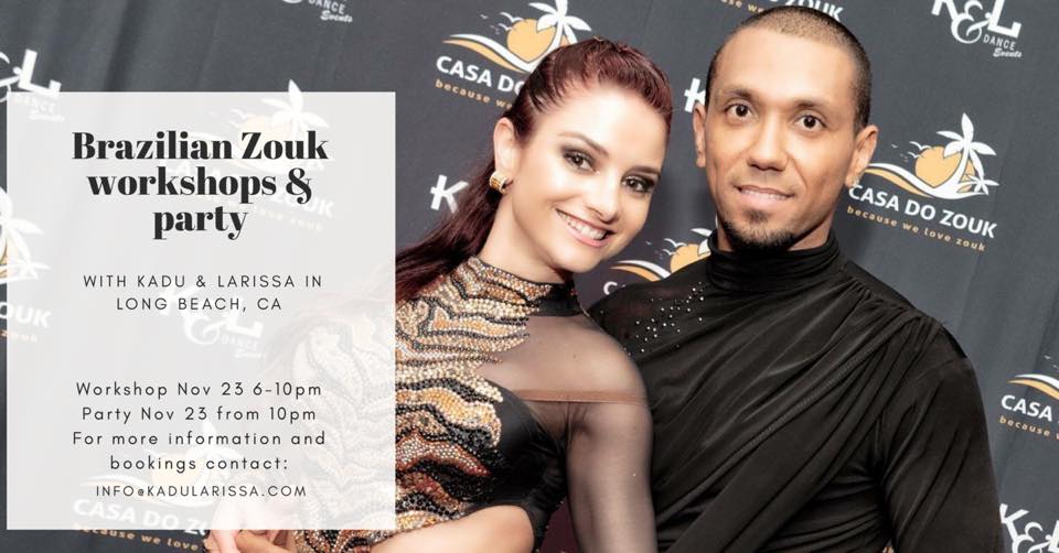 ZOUK workshops with Kadu and Larissa