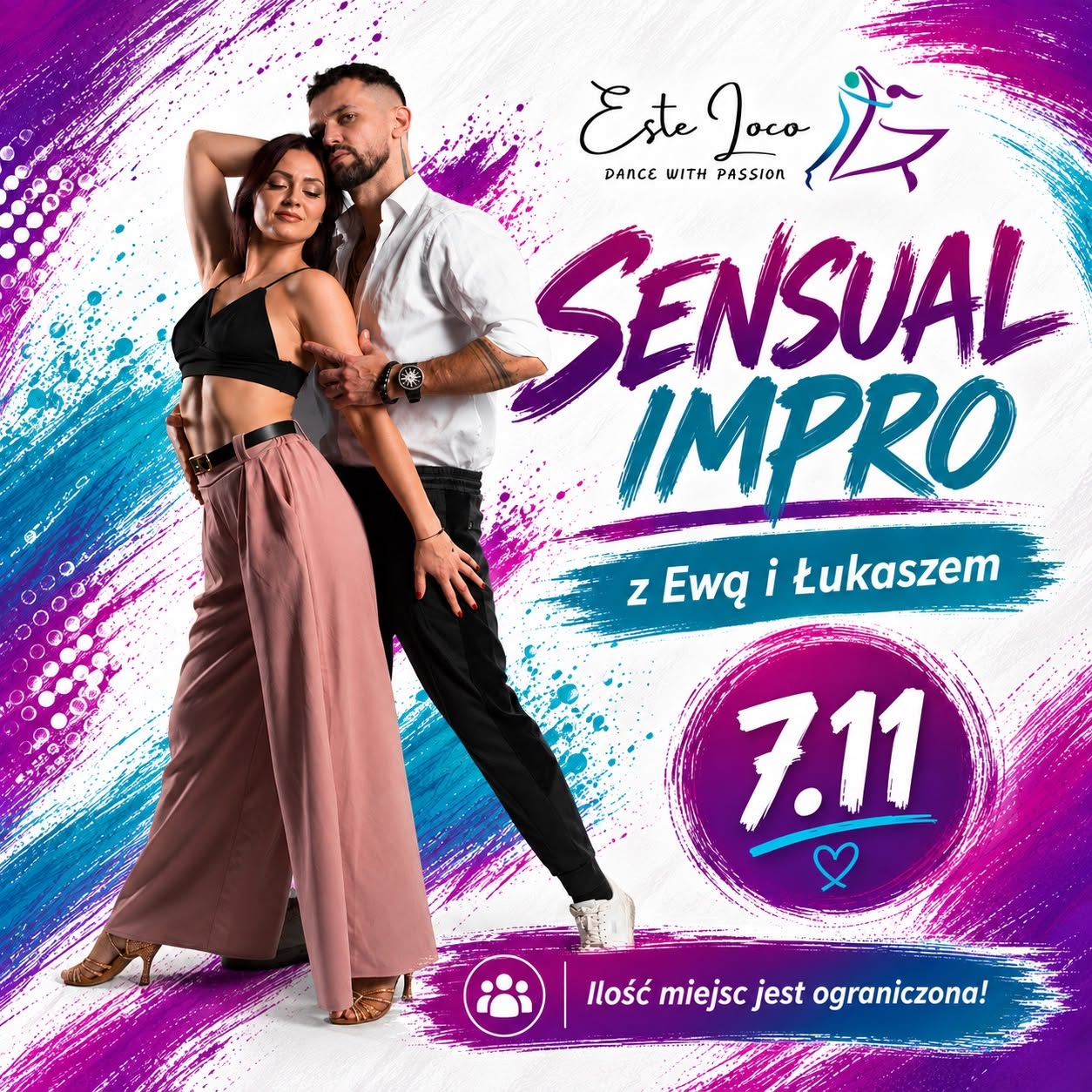 SENSUAL IMPRO Warsztaty z Ewą i Łukaszem 7.11