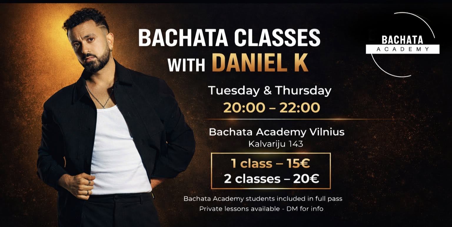 Bachata Classes with Daniel K in Vilnius