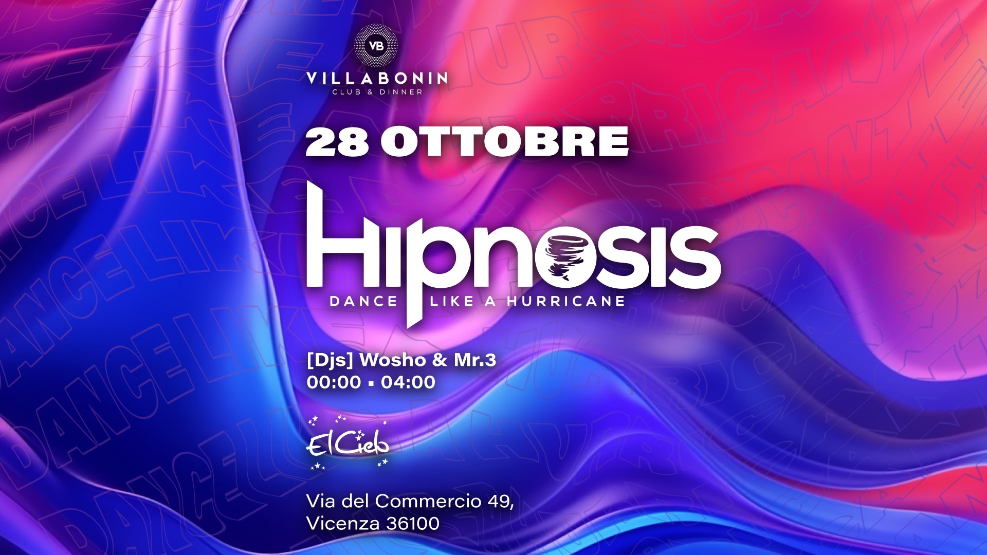 Hipnosis - Dance Like a Hurricane @VillaBonin