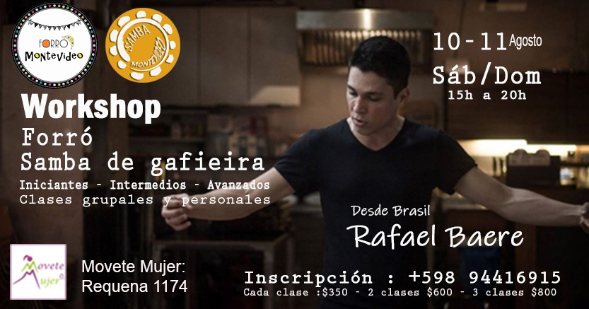 Forró y Samba de Gafieira con Rafael Baere Brasil
