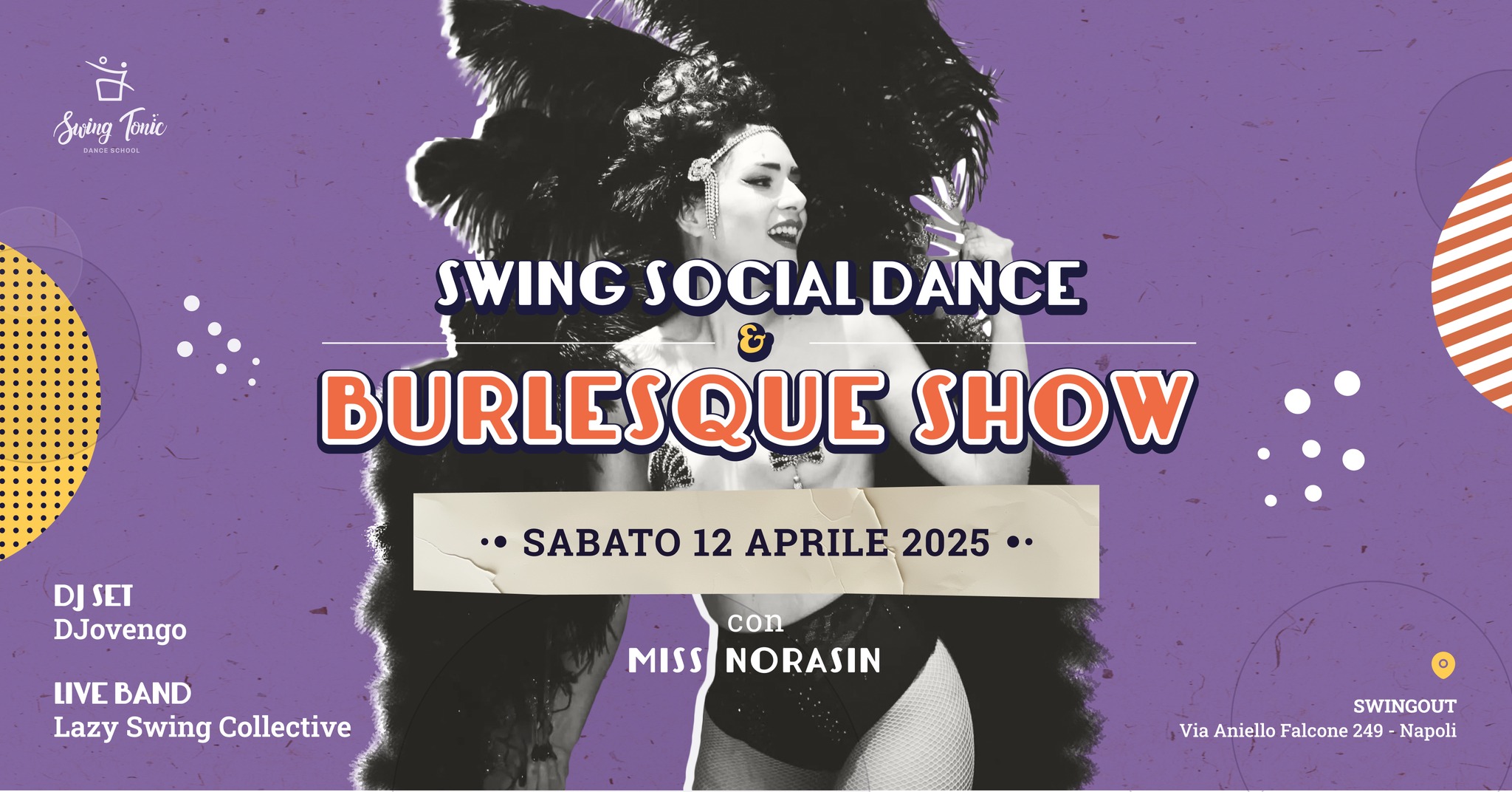 Swing Social Dance + Burlesque Show