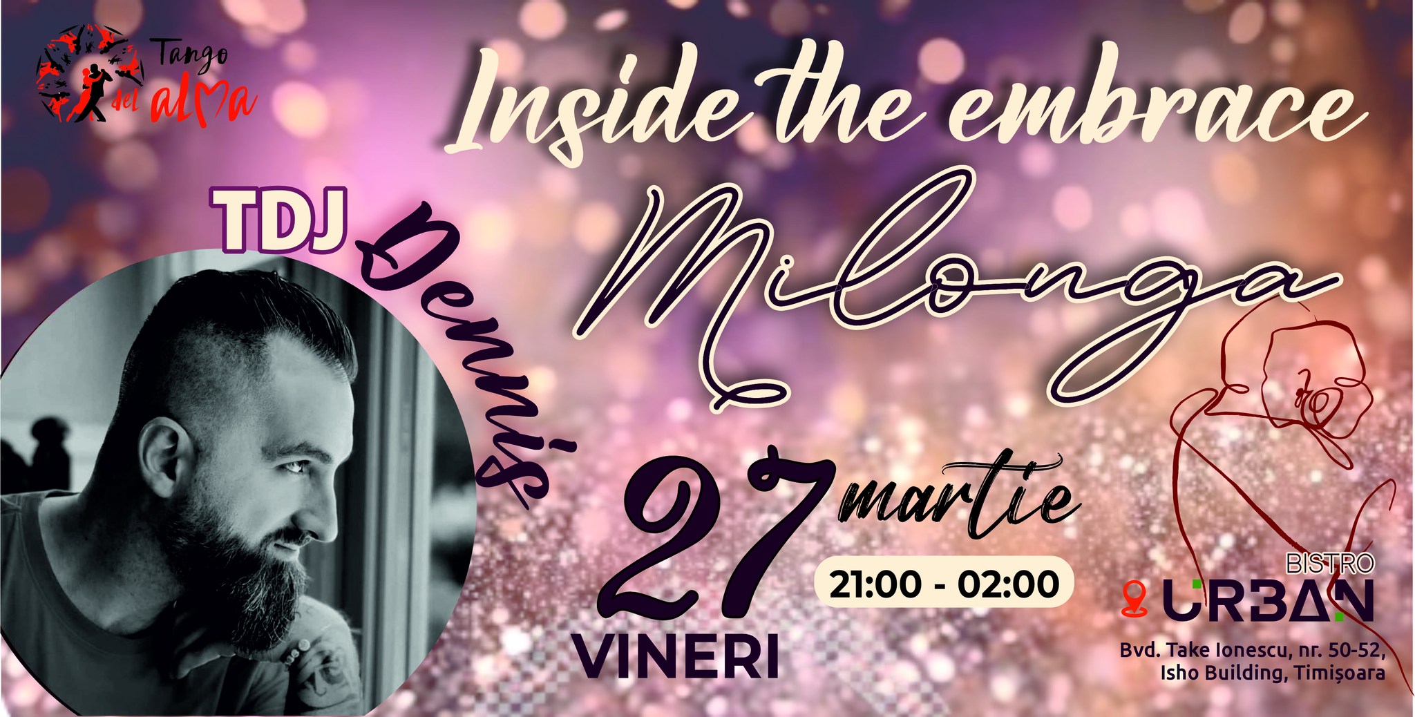 Milonga „Inside the Embrace” @ Urban Bistro 27 martie 2026