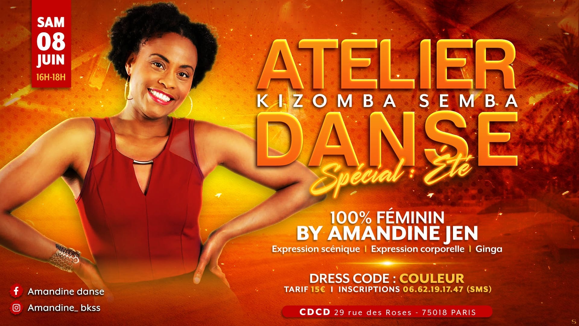 Atelier Danse 100% Féminin Kizomba Semba 8 6 24