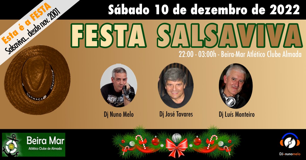 Festa Salsaviva - Sábado 10 de dezembro