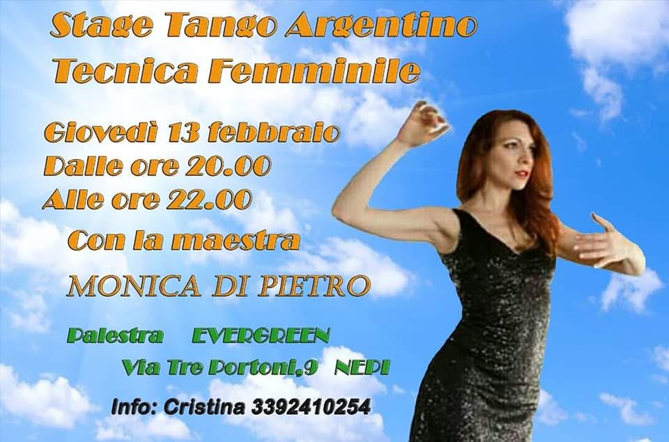 Stage Tecnica Femminile Tango