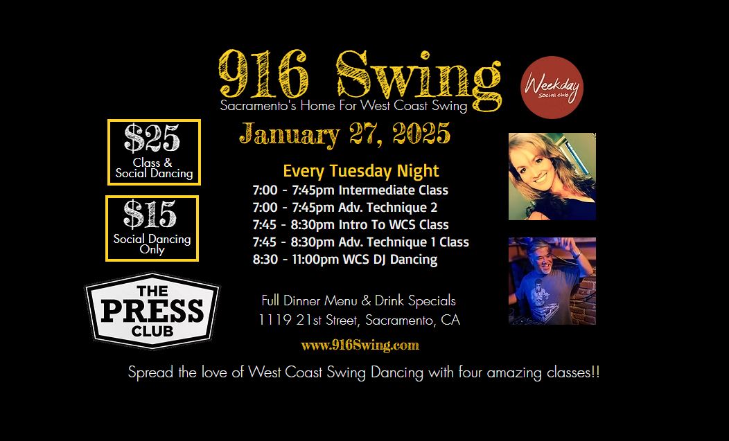 916 Swing, Weekday Social Night, January 27, 2026