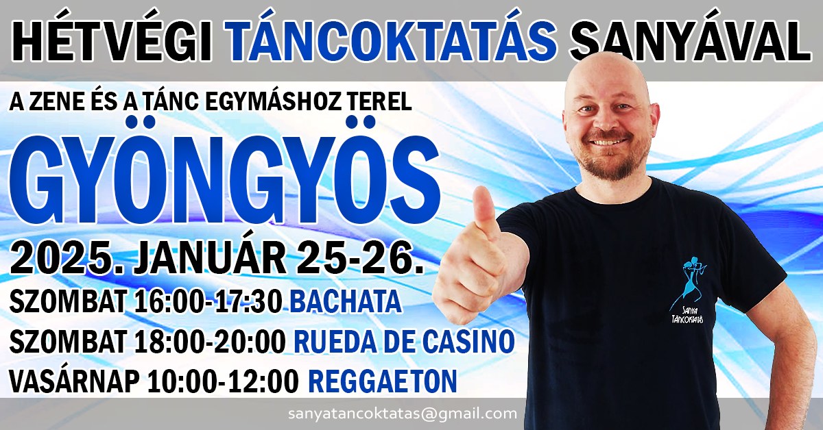Hétvégi Táncoktatás Sanyával - Gyöngyös