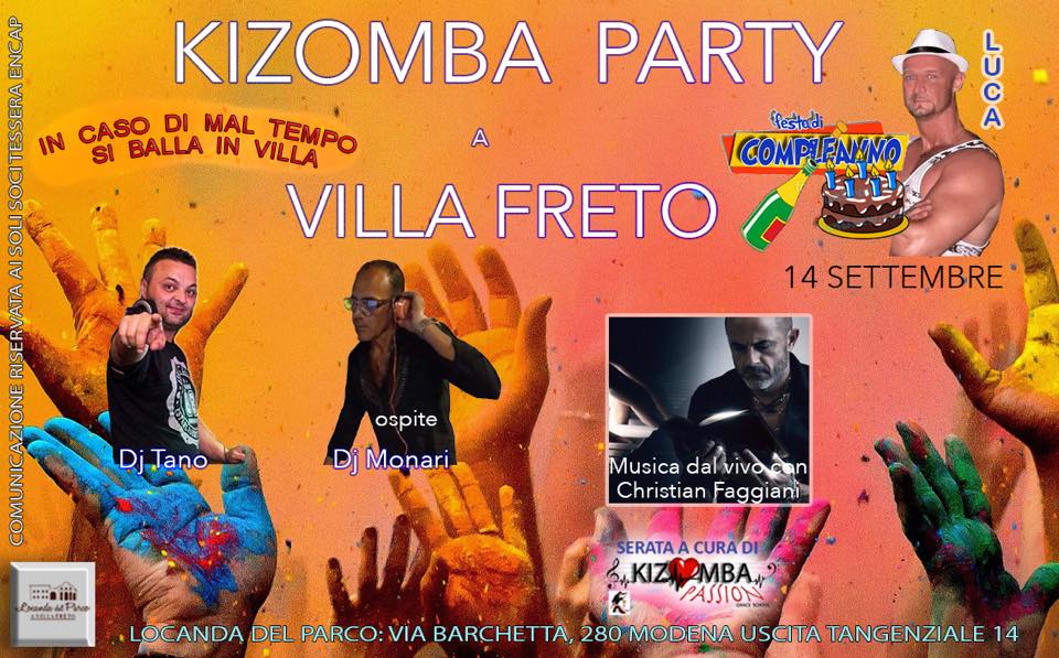 Kizomba Party a Villa Freto