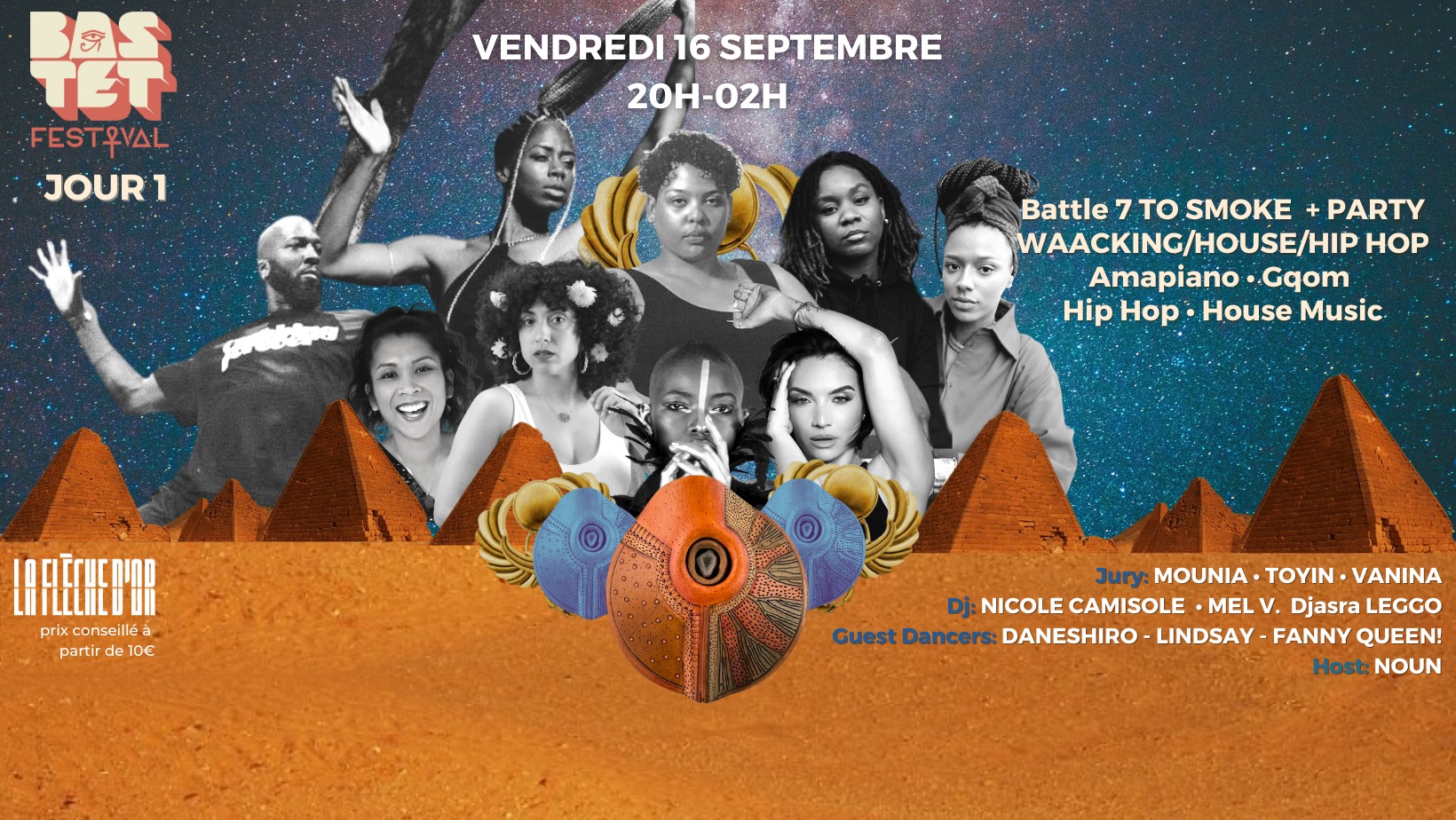 BATTLE 7 TO SMOKE HIP HOP HOUSE WAACKING + PARTY - BASTET FESTIVAL #2