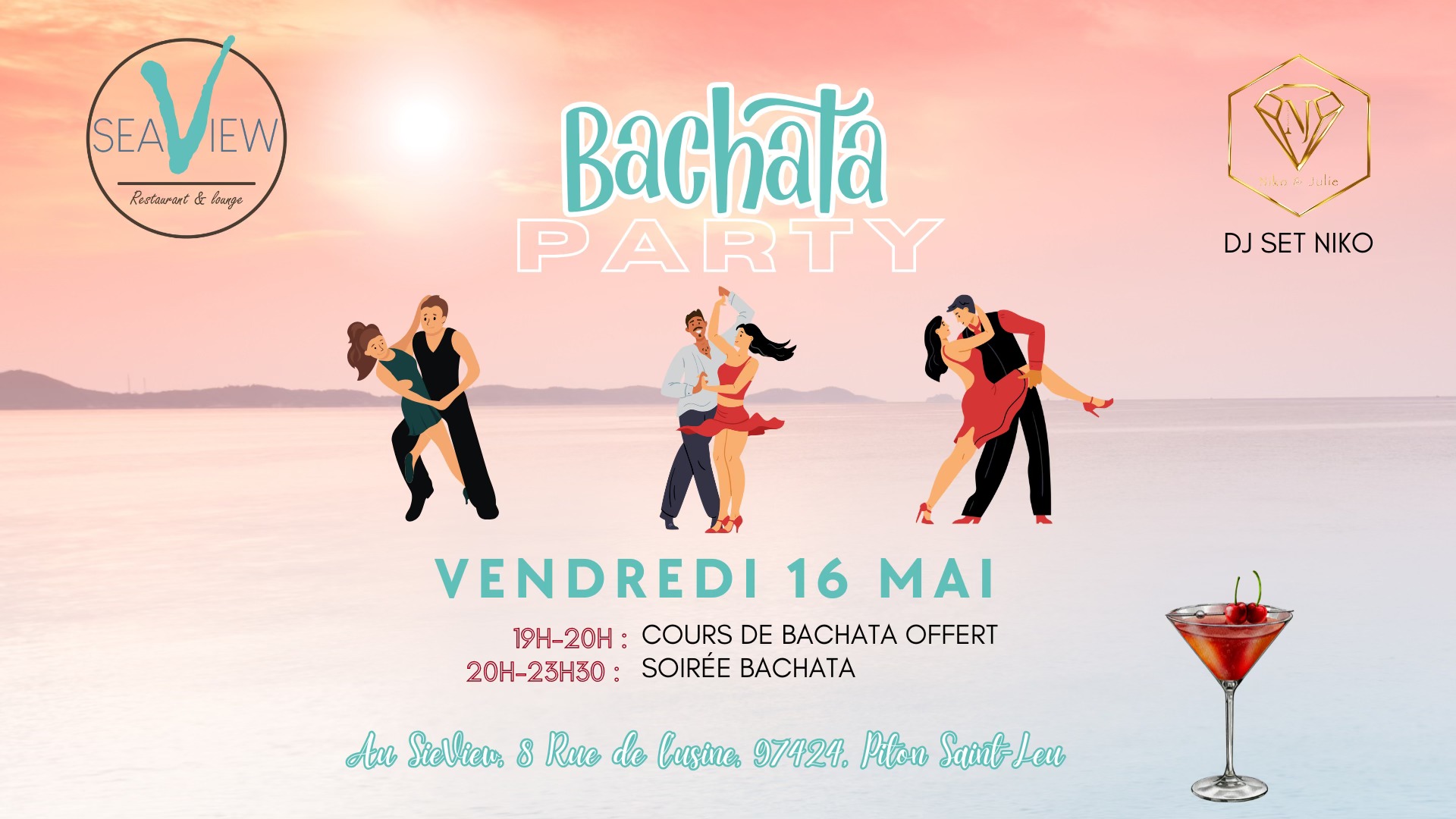 Soirée BACHATA au Seaview - Vendredi 16 mai