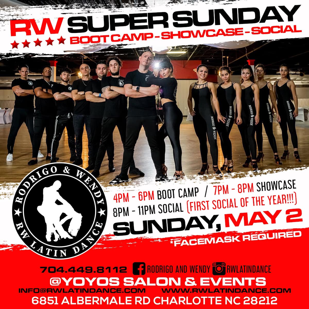 RW Super Sunday - Bachata Bootcamp, Showcase + Social