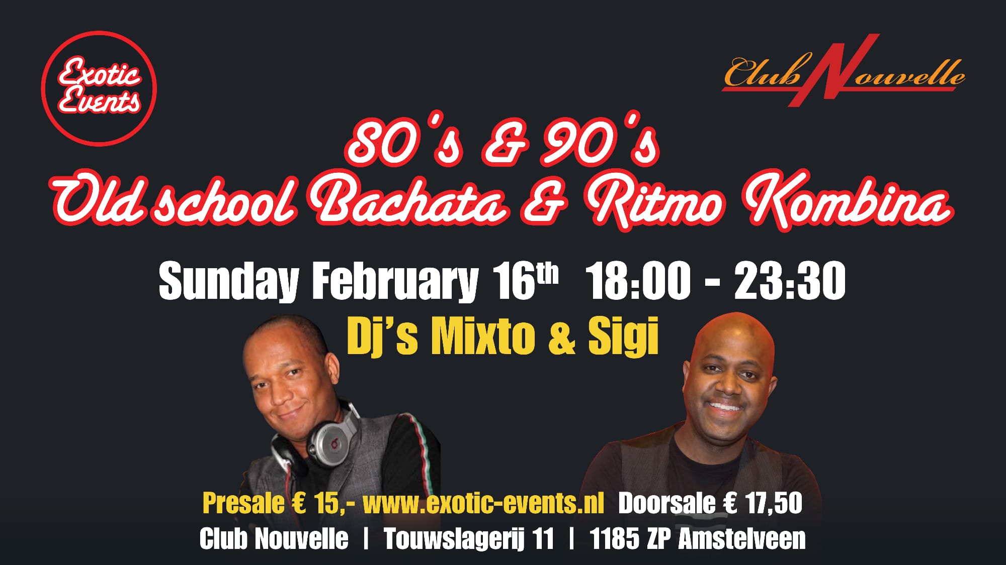 Old School Bachata & Ritmo Kombina - Amstelveen