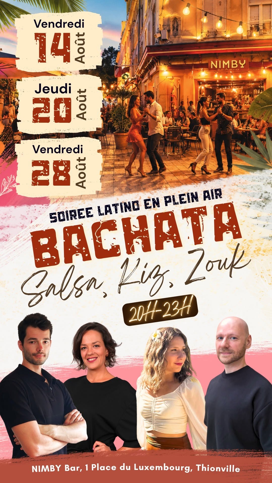 Soirée Latino SBKZ en plein air - NIMBY Thionville
