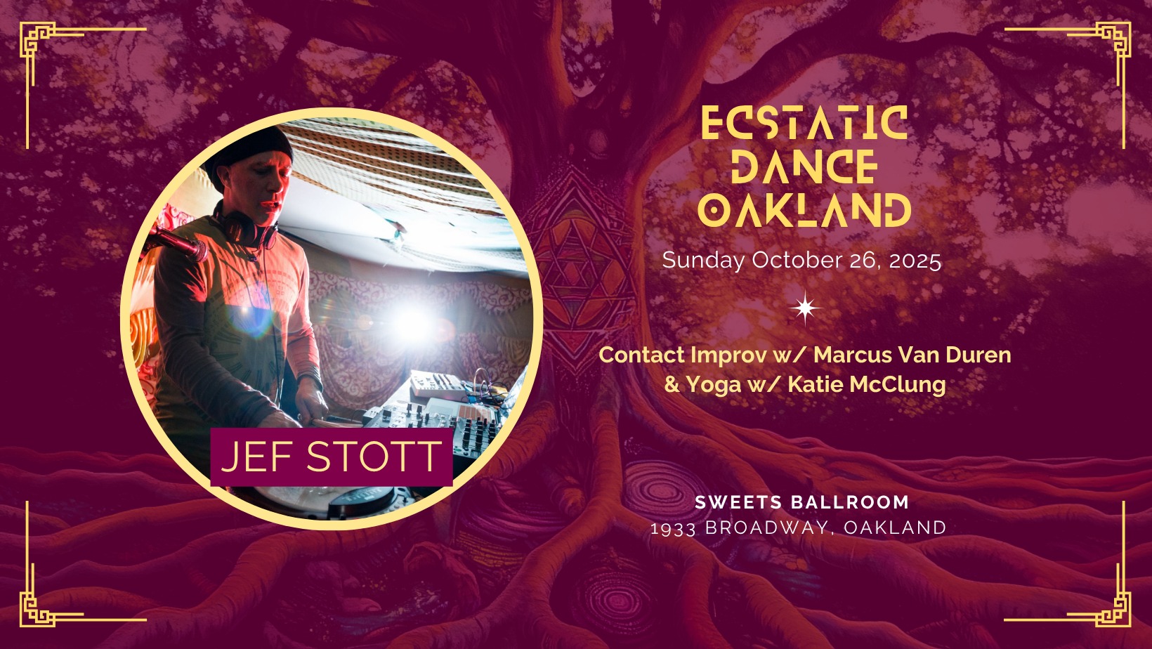 Ecstatic Dance Oakland: Featuring Jef Stott