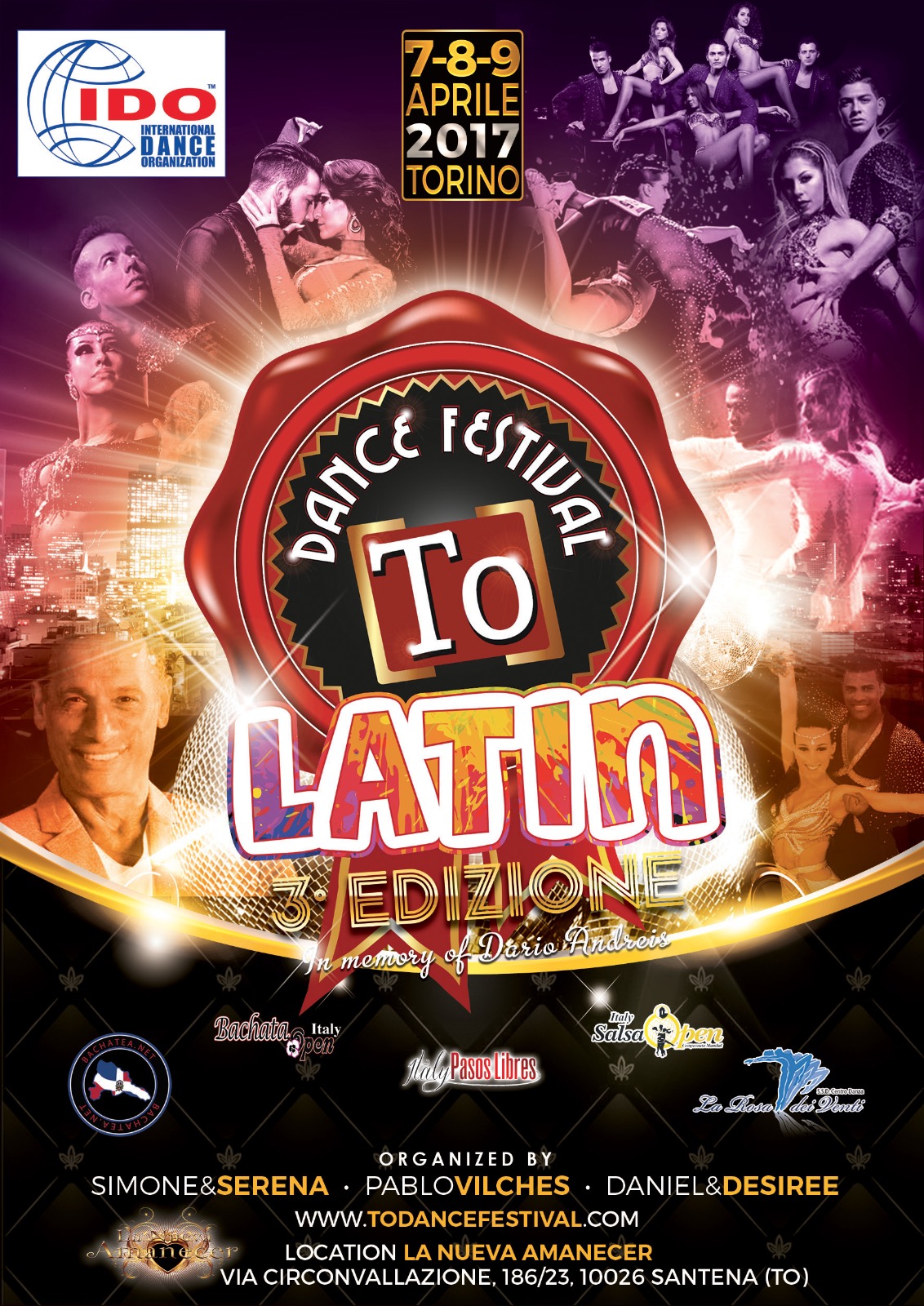 3° To Dance Latin Festival 7 8 9 April 2017