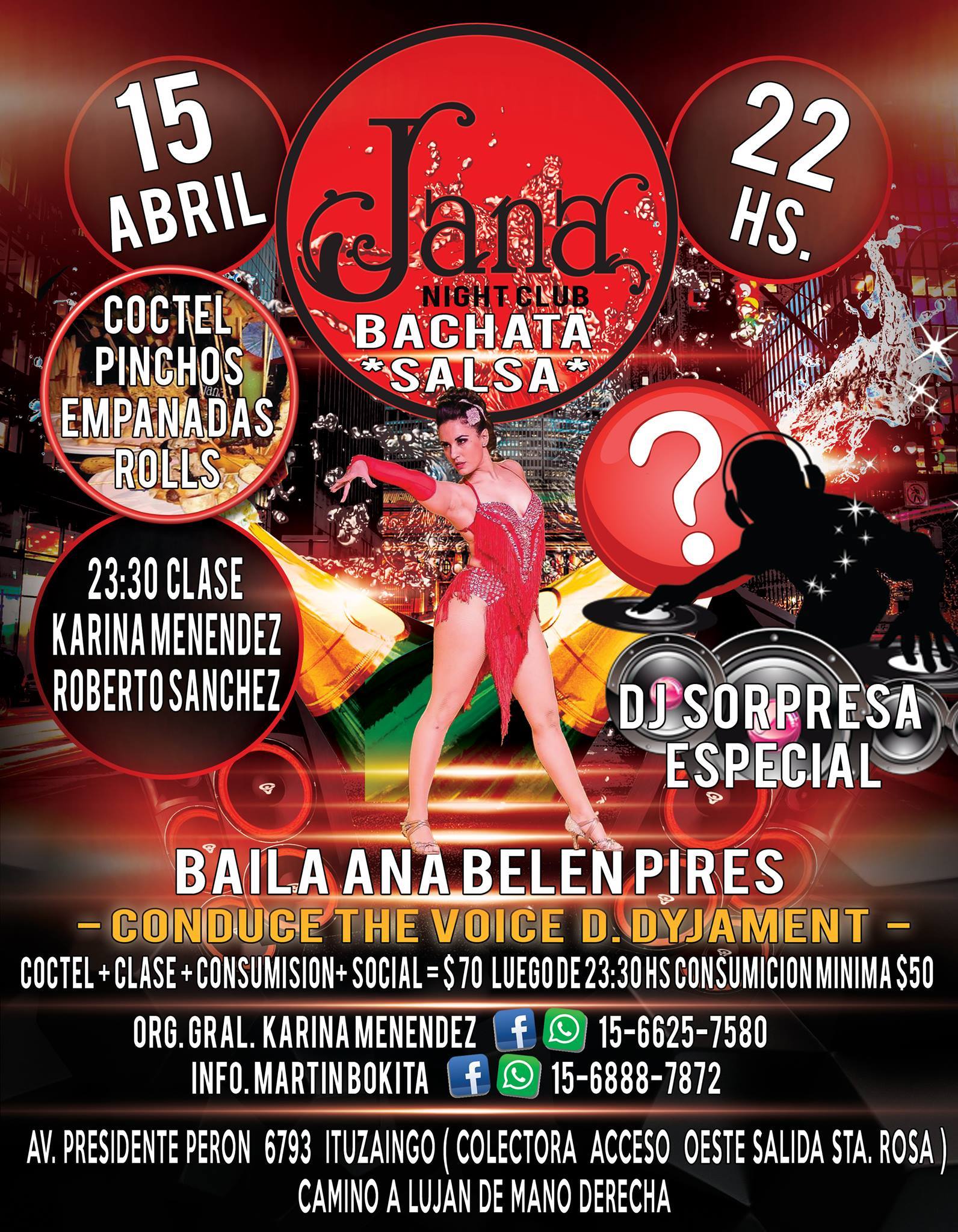 JANA SALSA Y BACHATA
