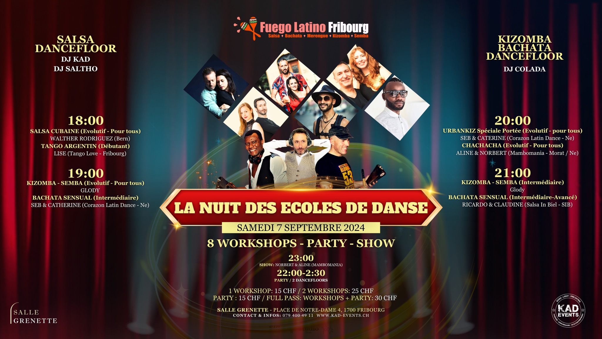 ★Fuego Latino "La Nuit Des Ecoles de Danse"★