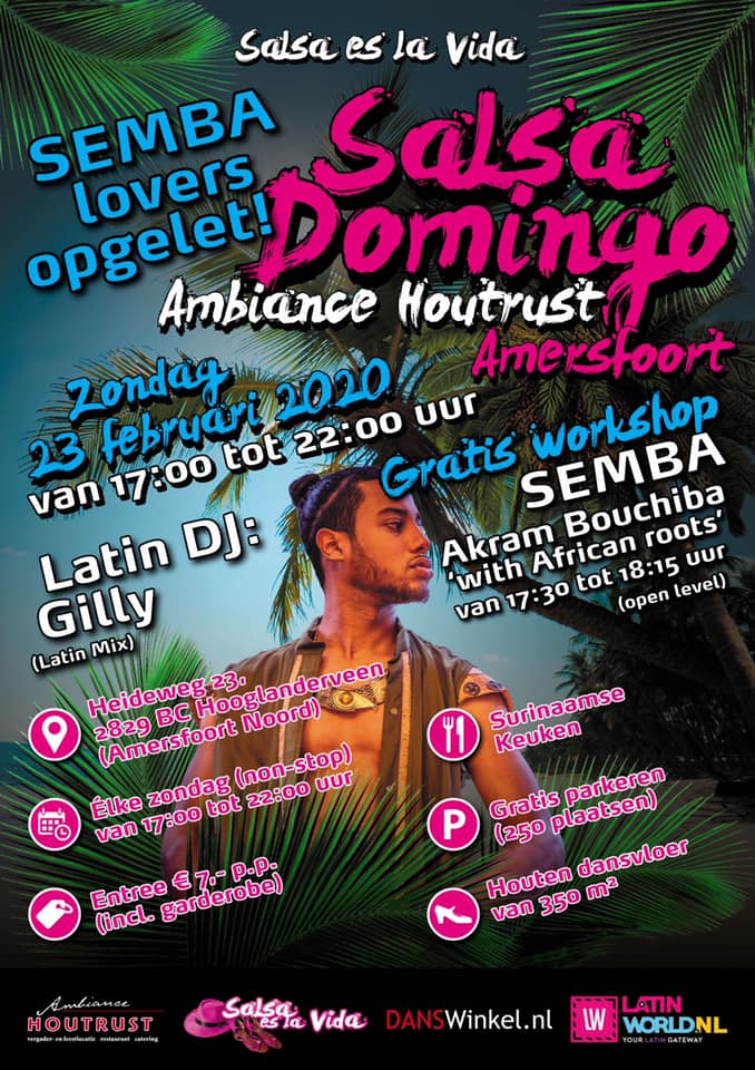 Salsa Domingo Special (gratis workshop Semba)