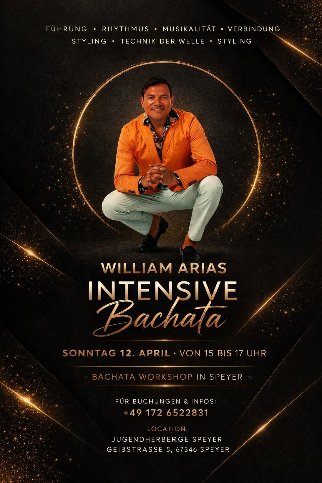 ⭐️ Intensive Bachata Fusion Workshop ⭐️ 12. April 2026 ⭐️