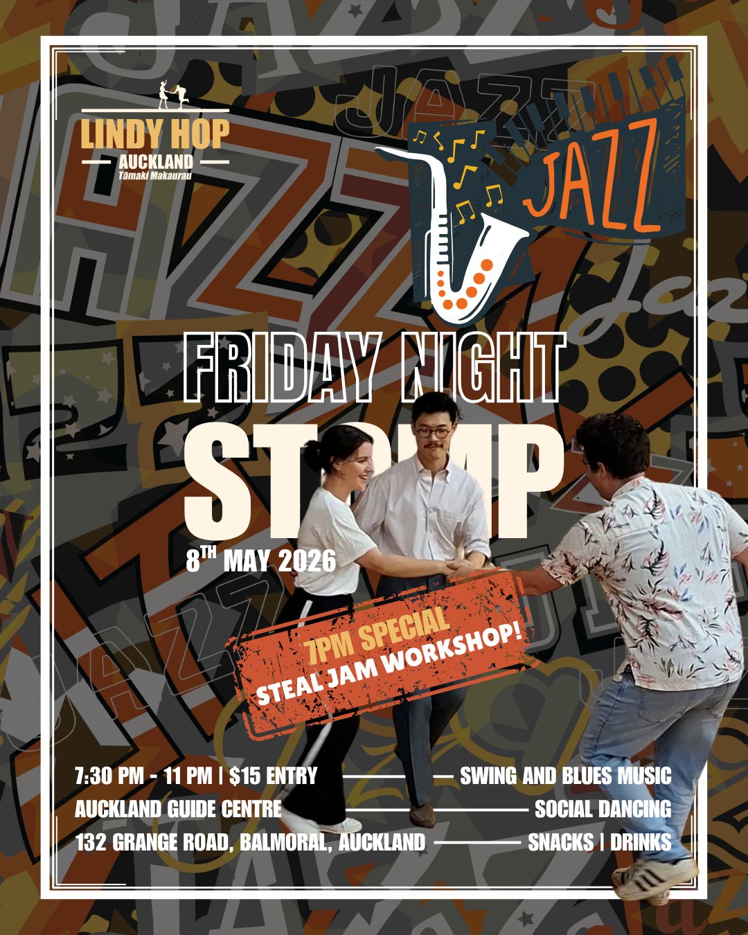 Friday Night Stomp Swing & Blues Social Dance