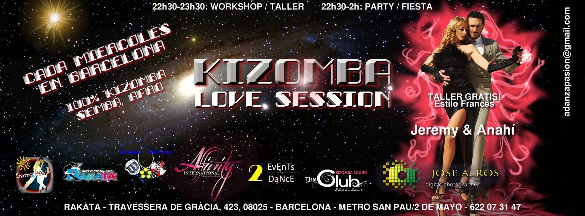 Kizomba Noche Miercoles en Barcelona