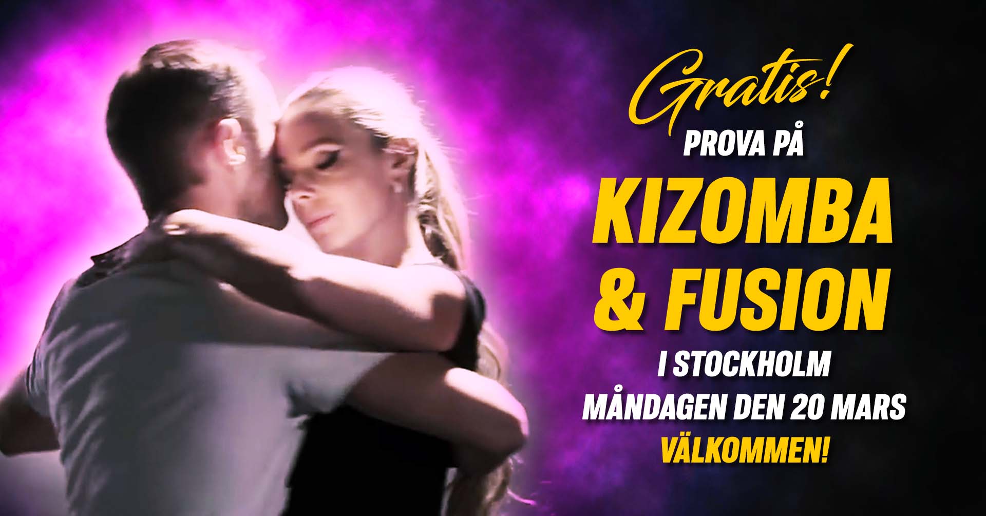 GRATIS prova på KIZOMBA & FUSION i Stockholm