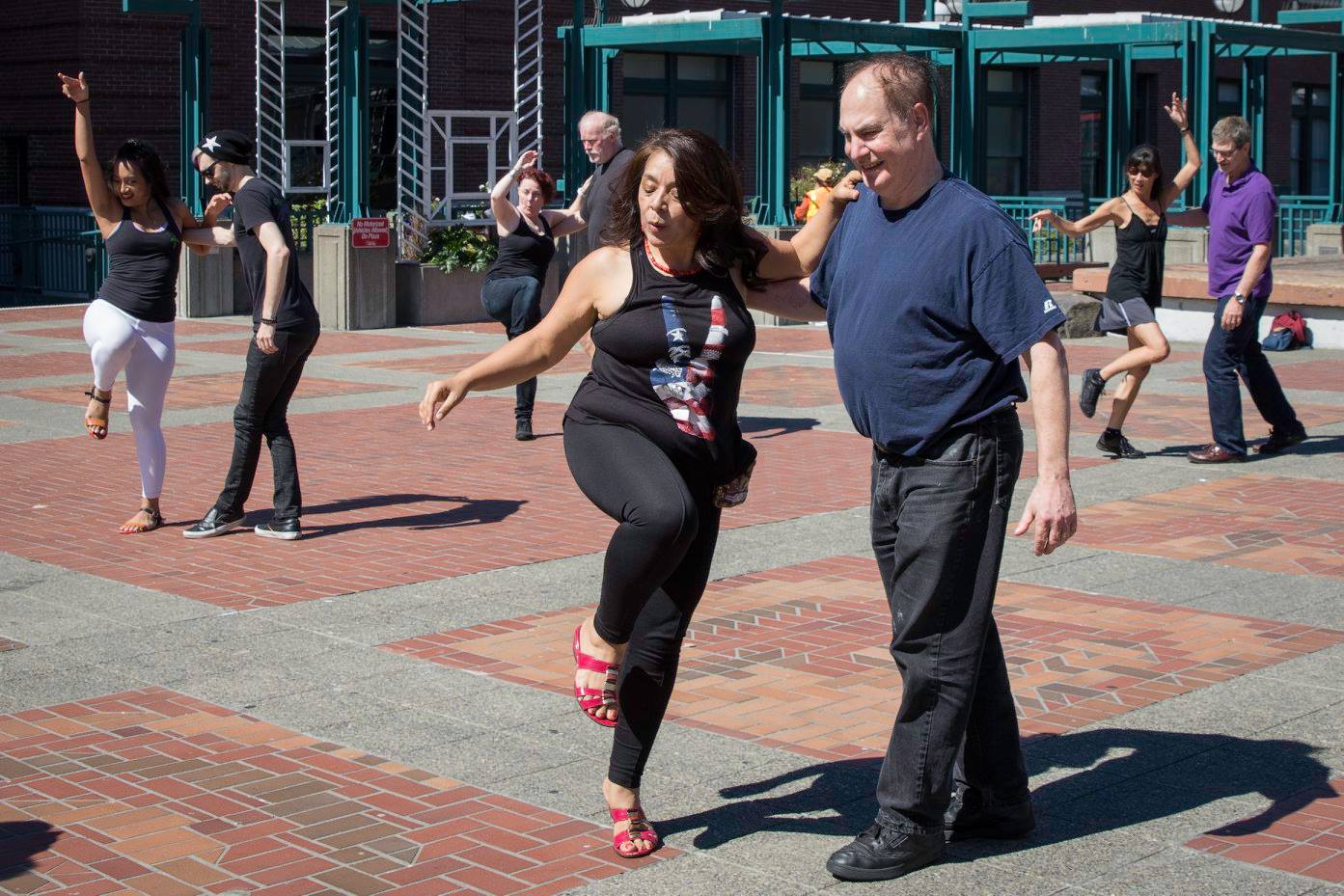 Flash Mob Practice, Lessons and Social.
