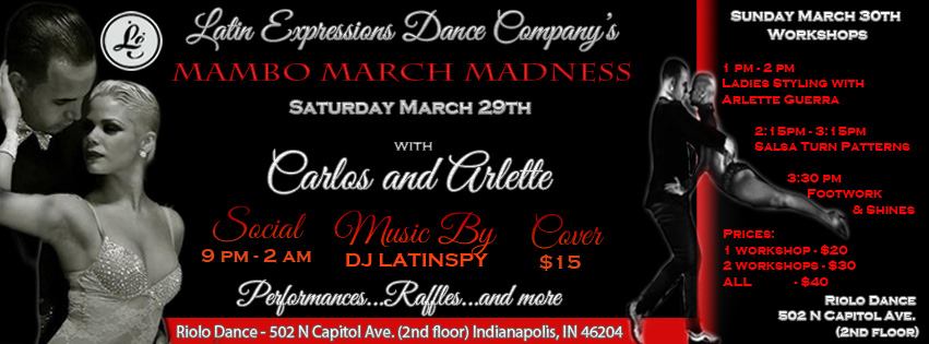 MAMBO MARCH MADNESS with CARLOS & ARLETTE