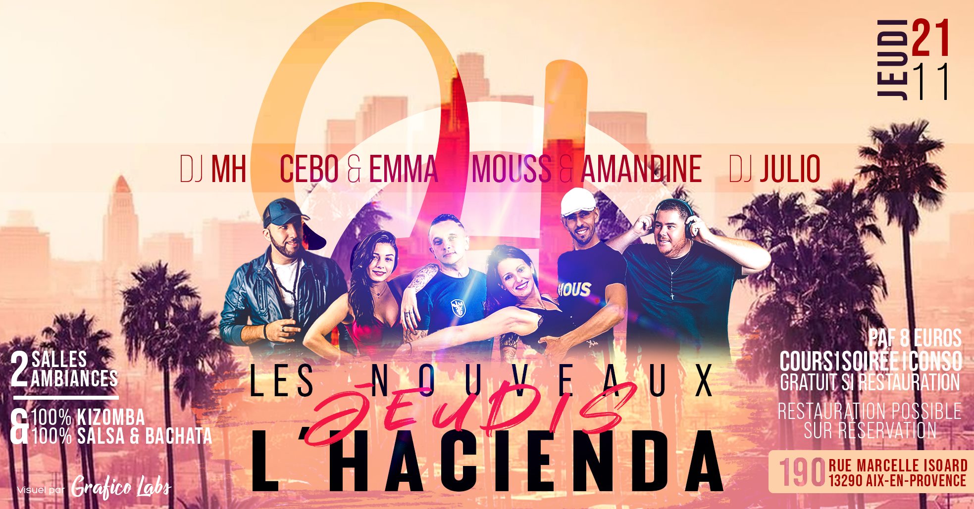 Les Nouveaux Jeudis de L'hacienda 21 Novembre