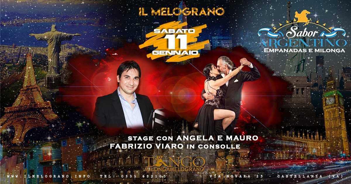 Sabor Argentino: Empanadas e Milonga Sabato 11 Gennaio 2020