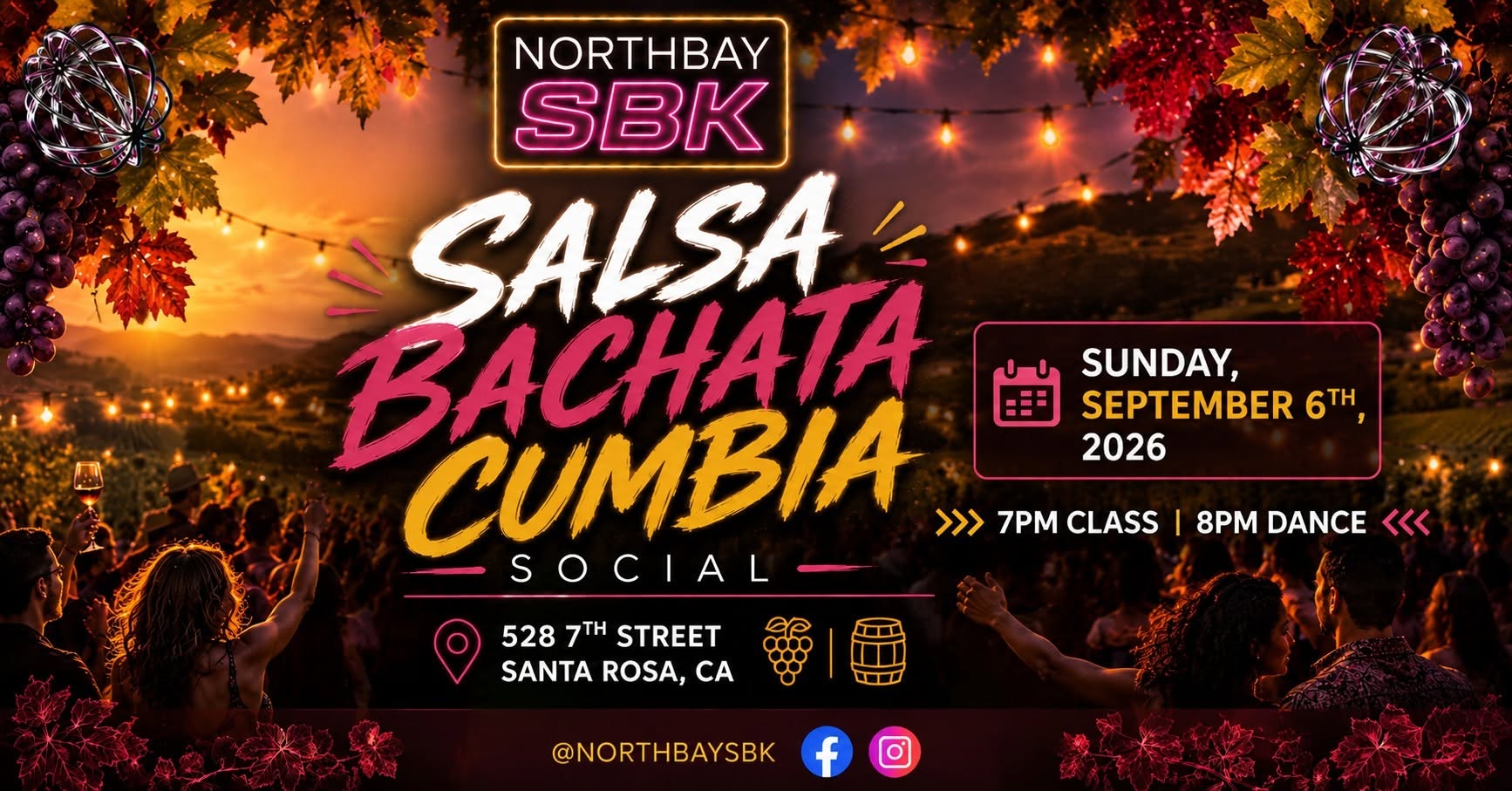 North Bay SBK Salsa Social at the California Theatre