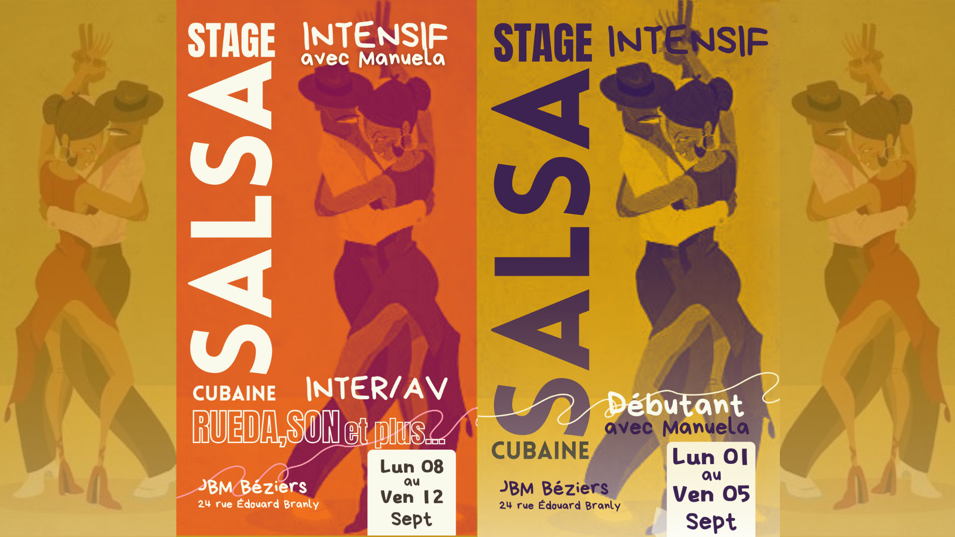 2 Stages 2 Semaines 2 niveaux Salsa y más