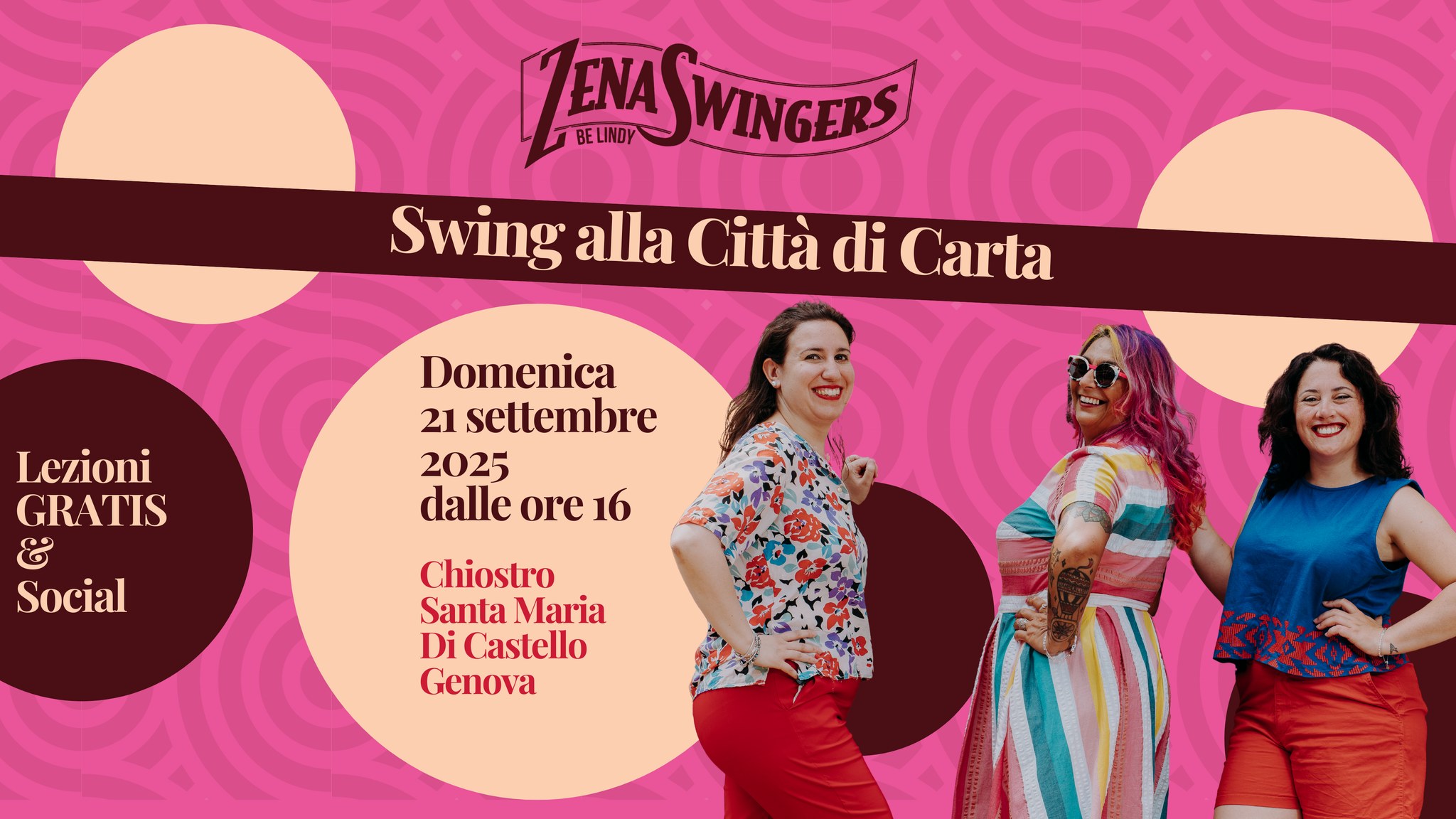 Save the Date - 21 Settembre - Pomeriggio Swing