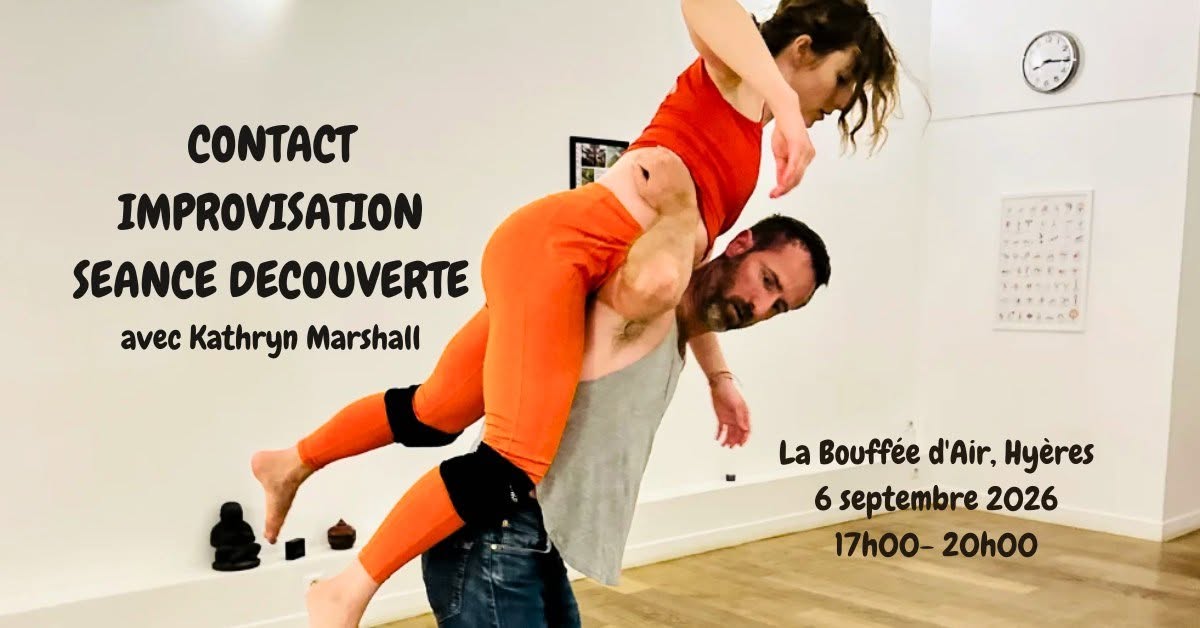 ATELIER DÉCOUVERTE CONTACT IMPROVISATION - Kathryn Marshall