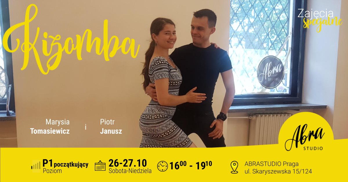 Kizomba dla początkujących w 1 weekend - Abra Studio PRAGA