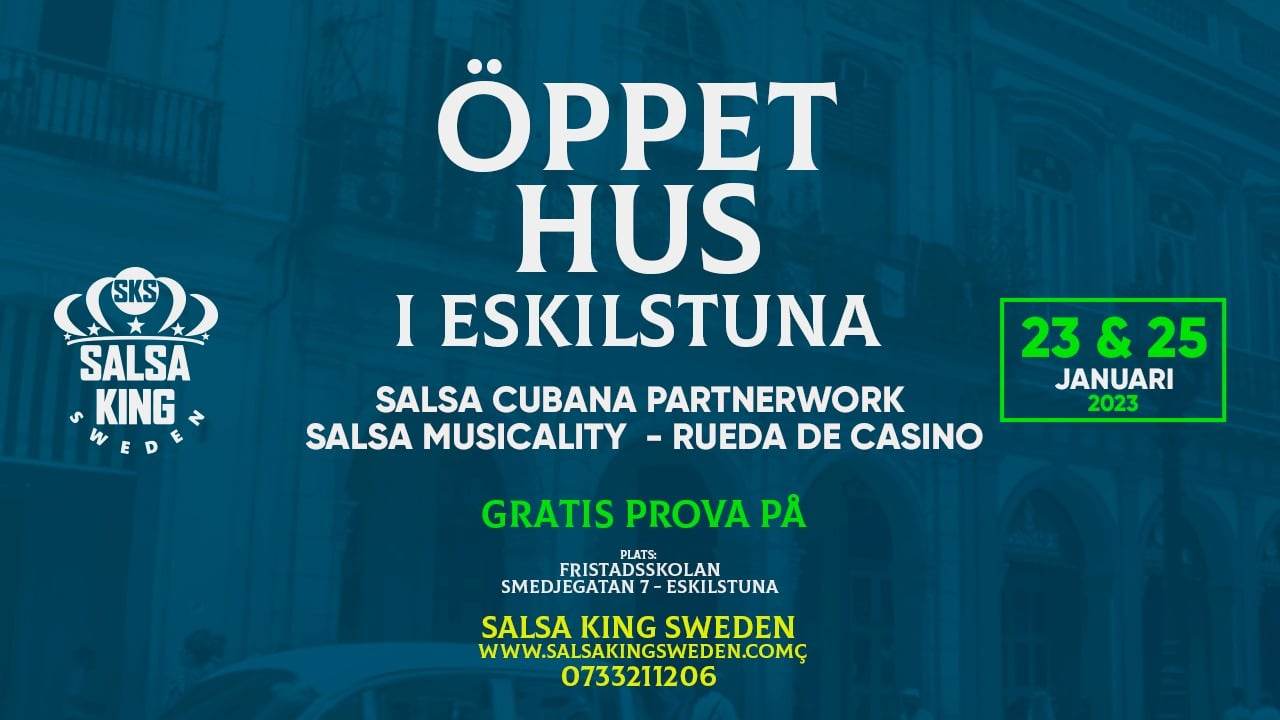 Öppet Hus i Eskilstuna 23 januari & 25 januari 2023!