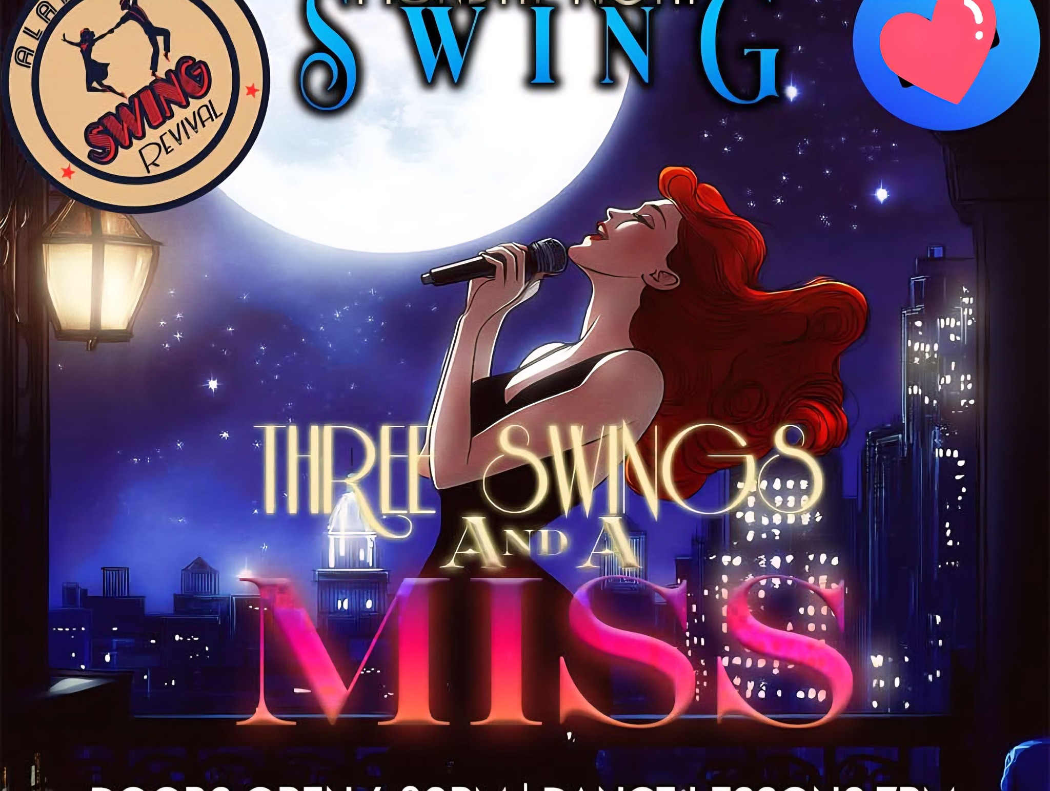 Three Swings and a Miss LIVE at Sunday Swing