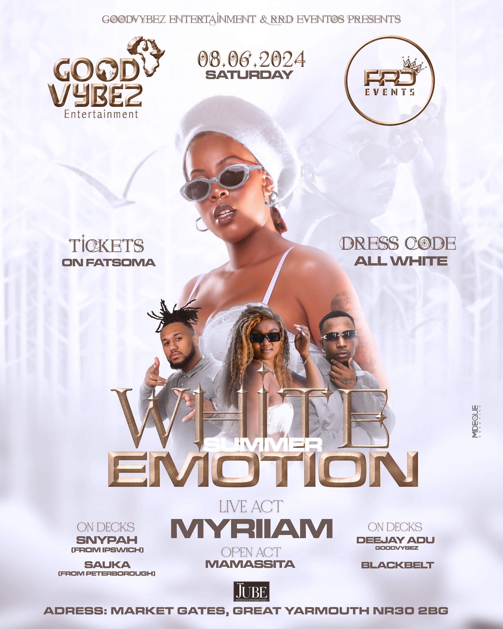 THE WHITE SUMMER EMOTION WITH MYRIIAM SPECIAL LIVE ACT
