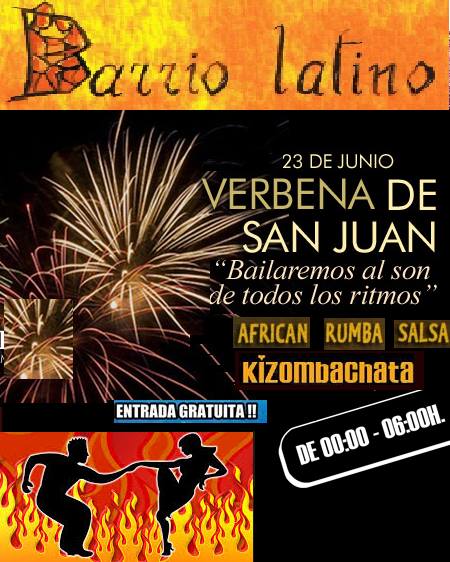 VERBENA de SAN JUAN en el BARRIO, a TOPEEEEE!!!!!